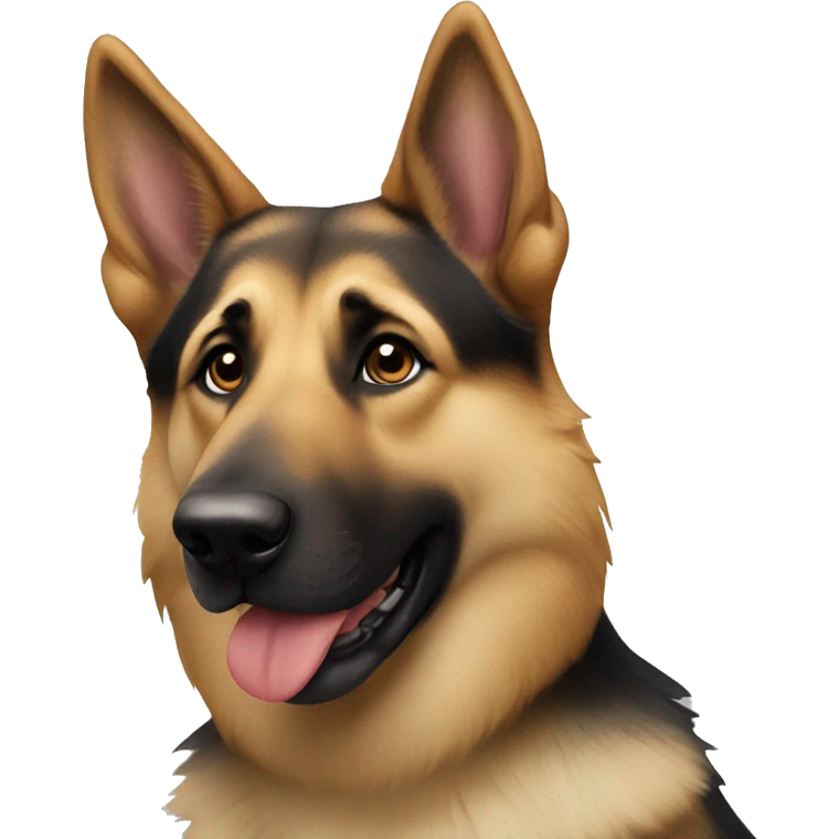 german shepherd husky mix emoji