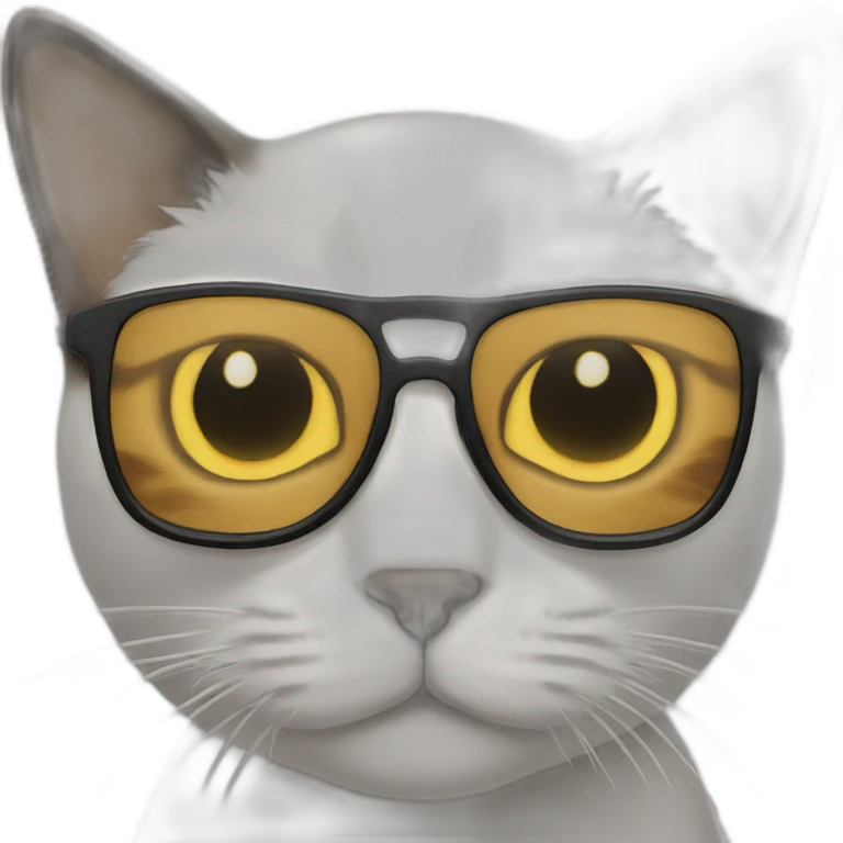 gato gafas emoji