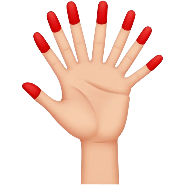 the bloodlines we are the ones hand symbol simple emoji