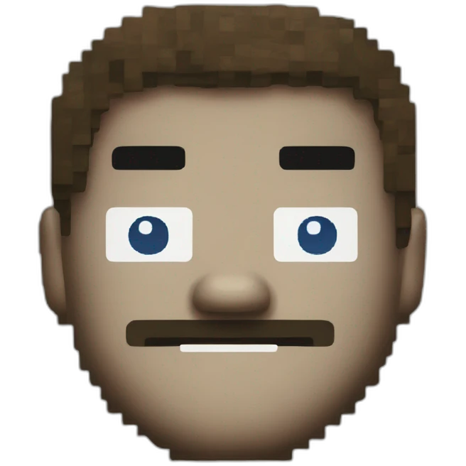Pixelated 8 bit emoji