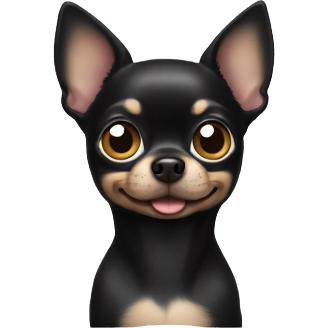 Black chihuahua emoji