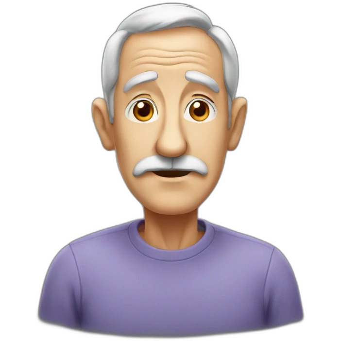 Big nose old man emoji