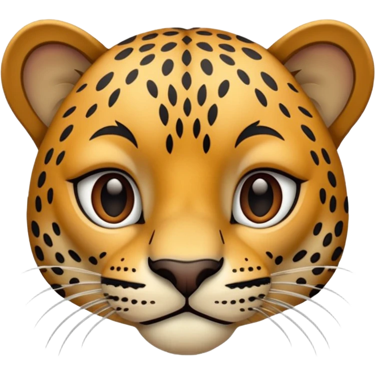 Bisous motif léopard  emoji