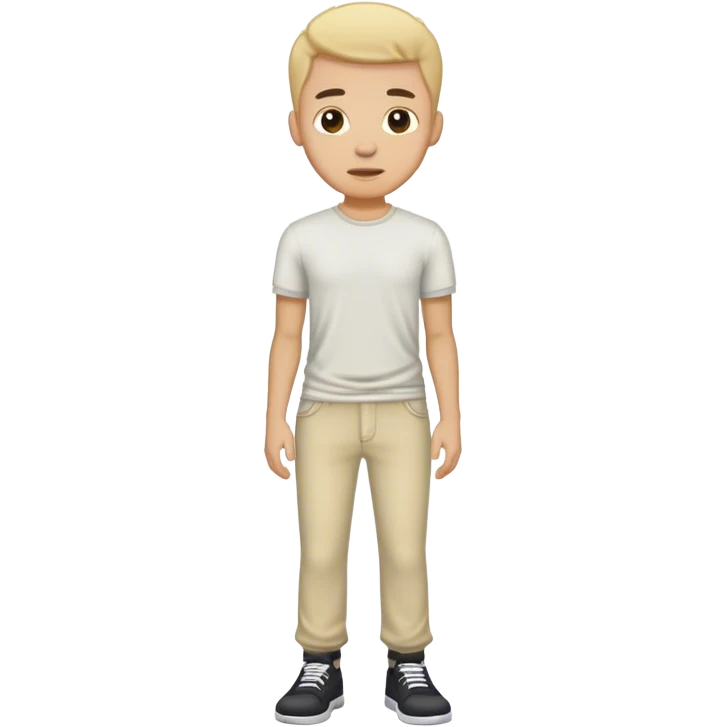 a guy with peed pants  emoji