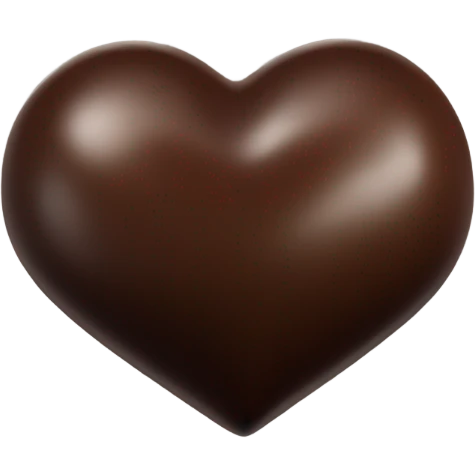 3d Chocolate charm simple emoji