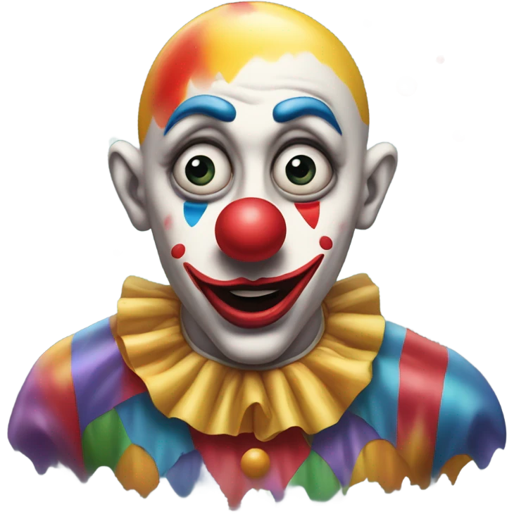 Clown crying emoji