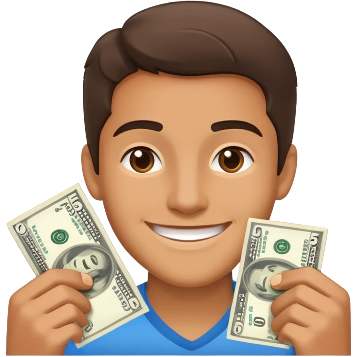 Landon pays me five dollars emoji