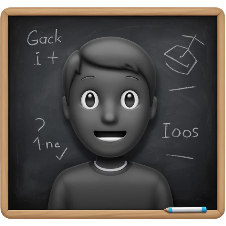 School Chalkboard emoji