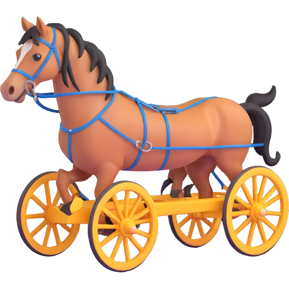 horse cart emoji