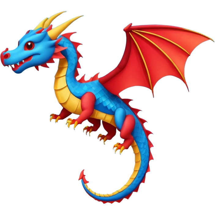 dragon shape kite emoji
