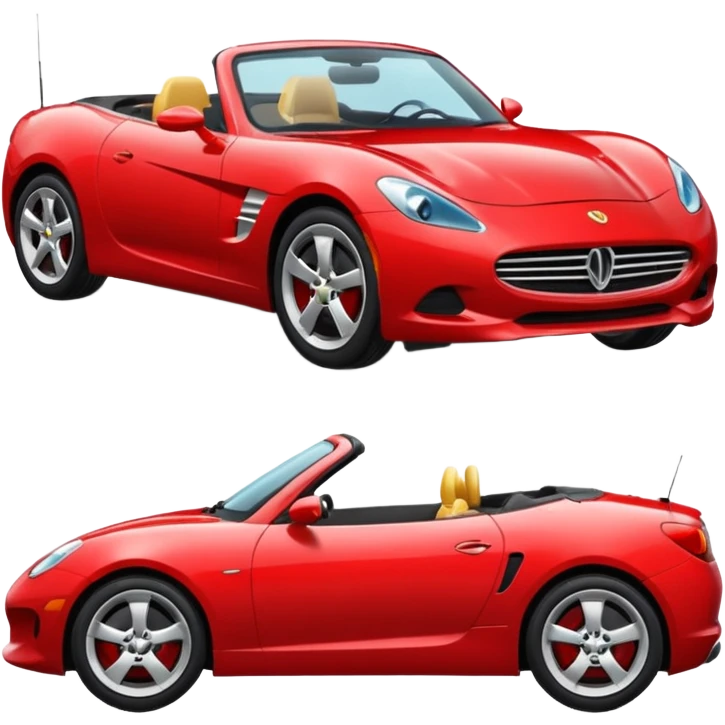  авто з відкидним верхом emodji emoji