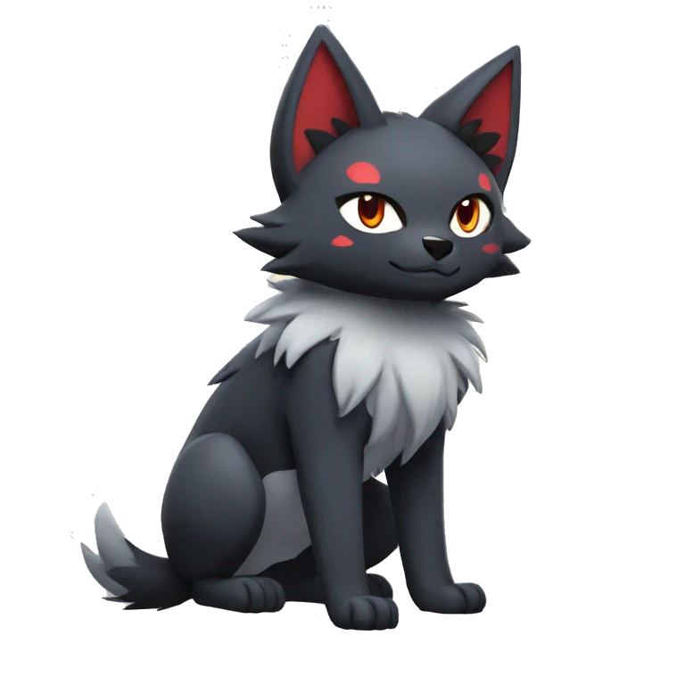 Litten-Mightyena-Zorua full body emoji