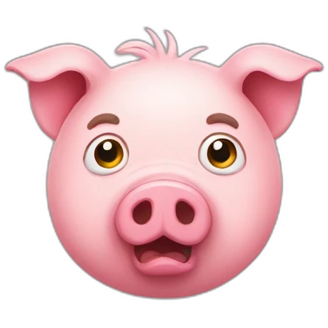 bad piggie emoji