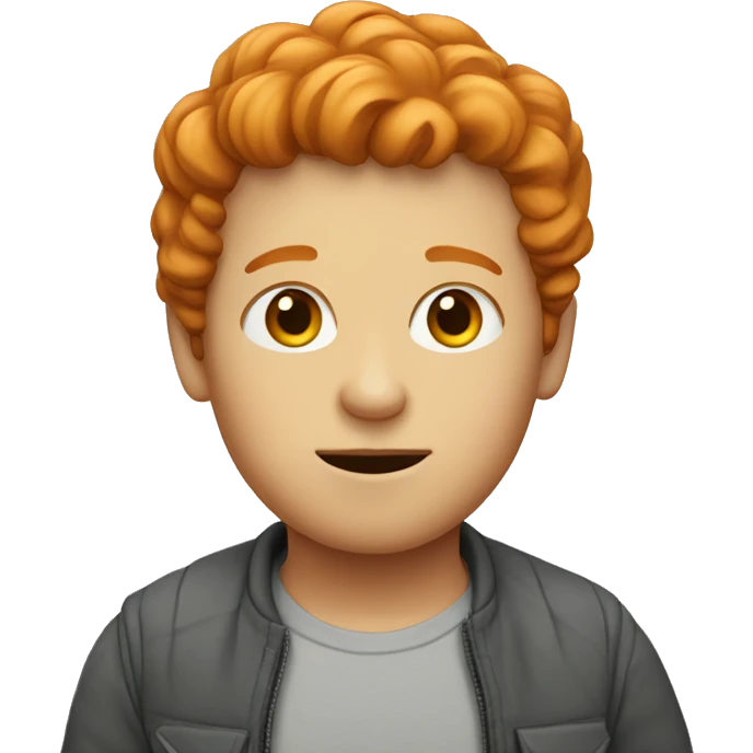 small ginger person emoji