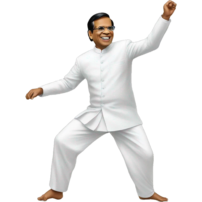 maithripala sirisena dancing emoji