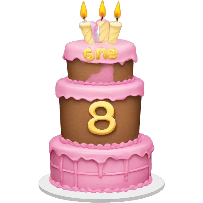 Sweet 16 birthday cake emoji