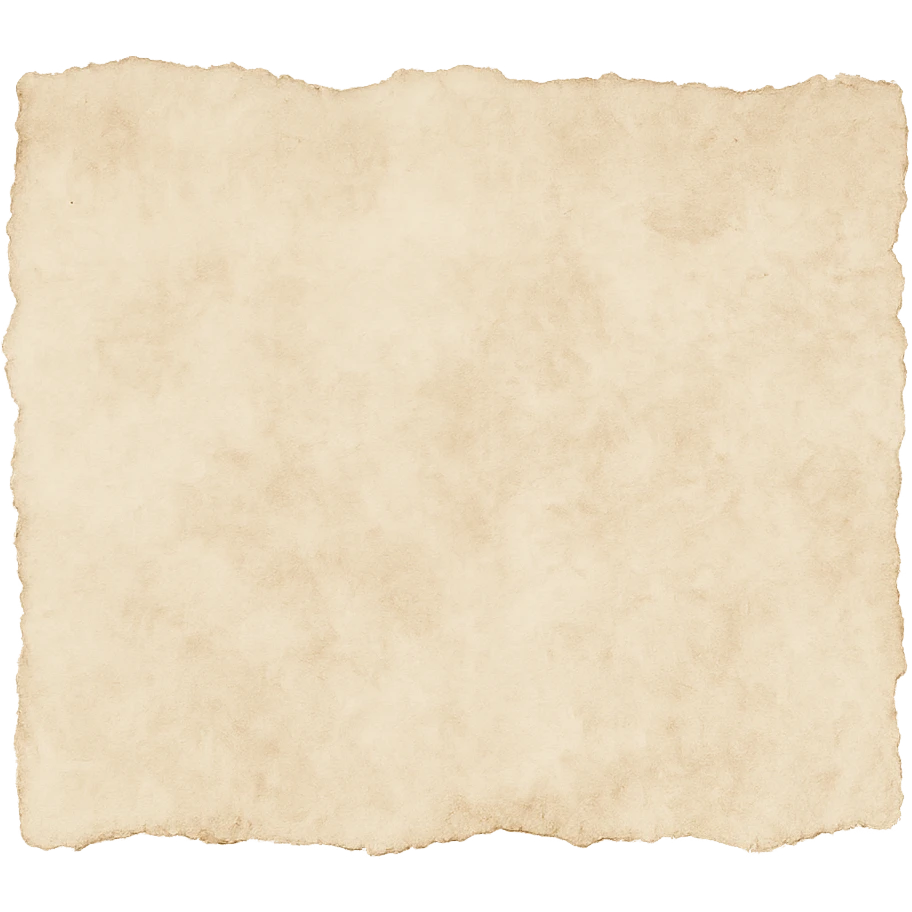faded beige torn notebook paper scrap with irregular edge, watercolor texture, transparent background, no face, no hands, no legs, no characters emoji