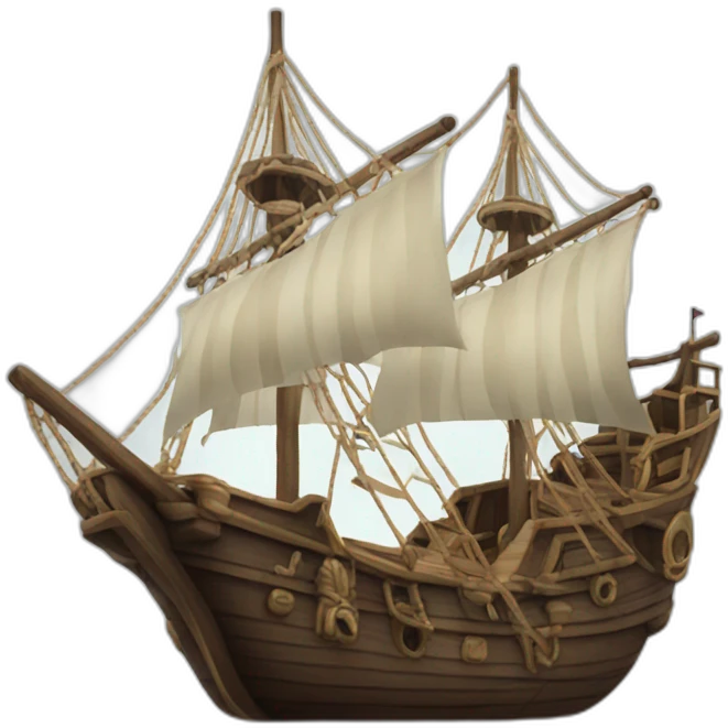 Pirate Boat emoji