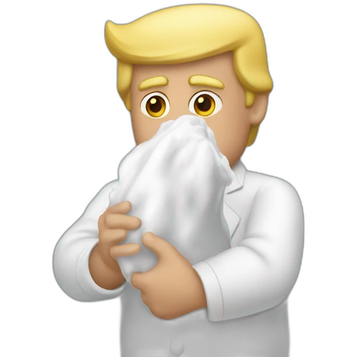 trump-holding-soap emoji