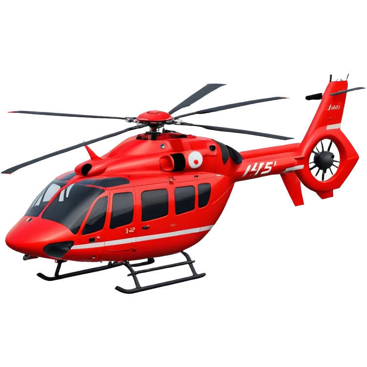 Rescue Helicopter - Airbus H145 (Model Year: 2021) (Iconic colour: Red with white) emoji