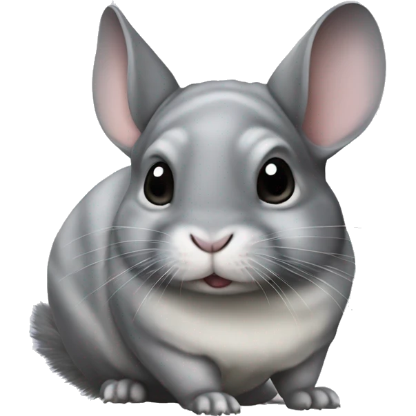 Realistic chinchilla  emoji