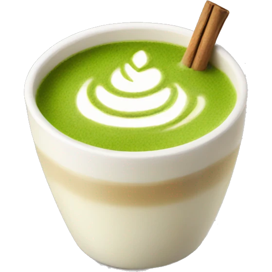 Matcha latte  emoji