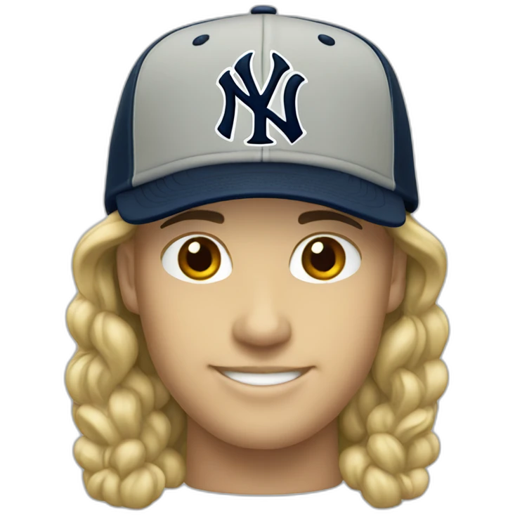 New York Yankees cap emoji