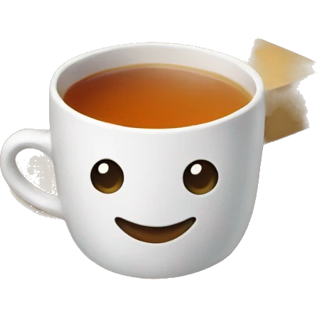 Tea in gift box emoji