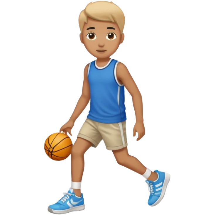 🧍🏻make him in shorts and sneakers emoji