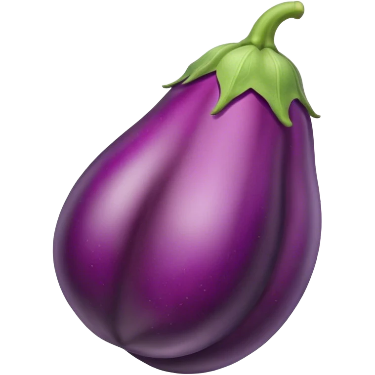 The eggplant is very spicy when one eats it. emoji