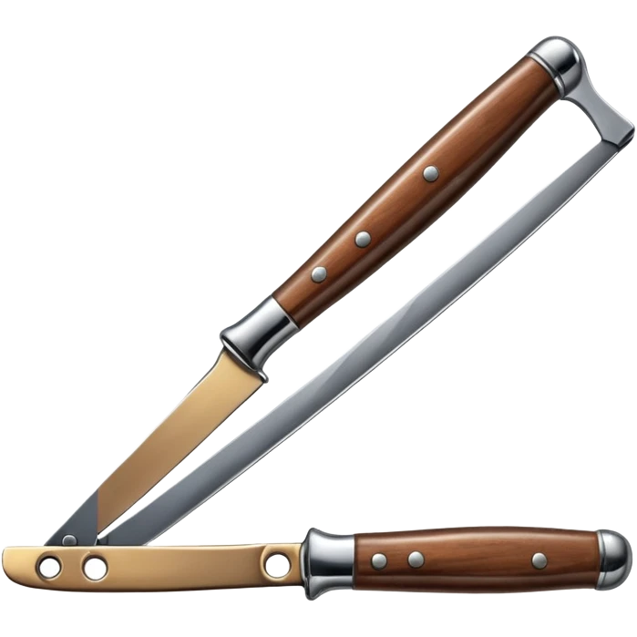 straight razor, barber shop. emoji