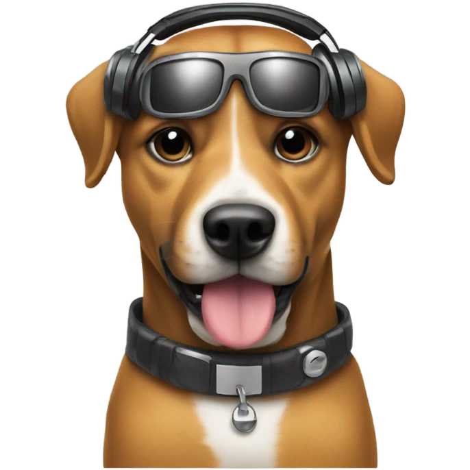 Dog dj emoji