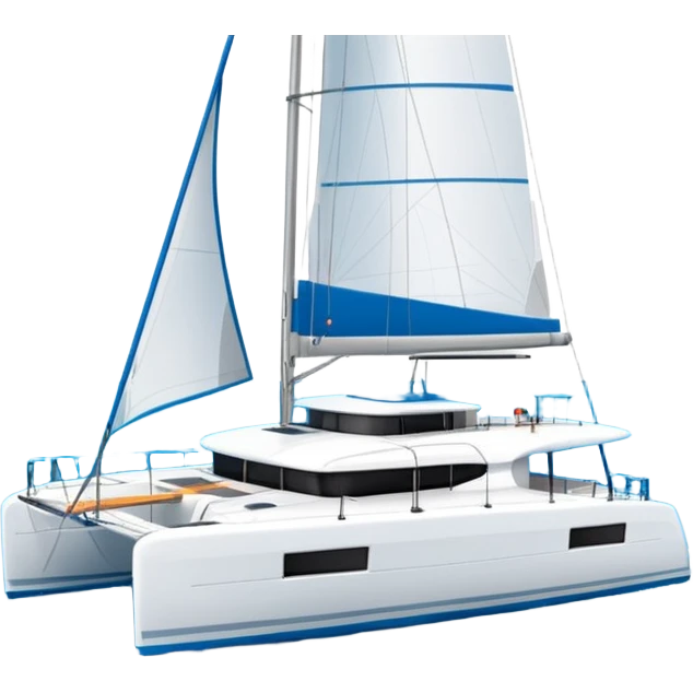 Make me a lagoon 43 catamaran. No wording  emoji
