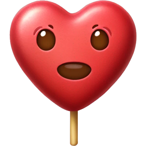 Heart shaped candy emoji