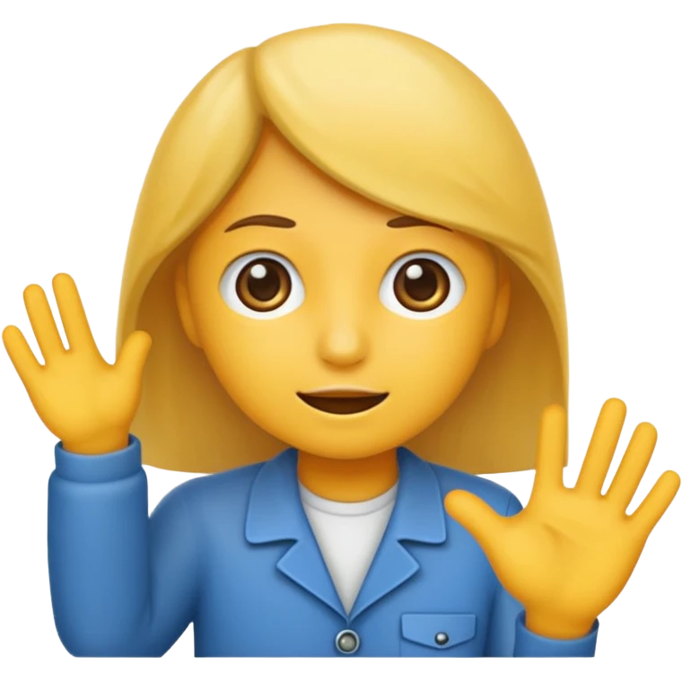 An emoji where the students needs help emoji