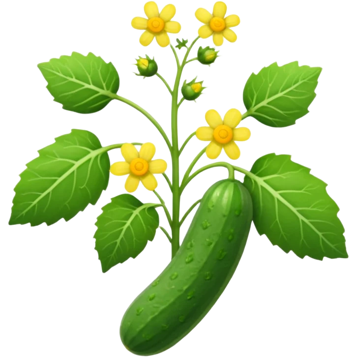 Cucumber plant emoji