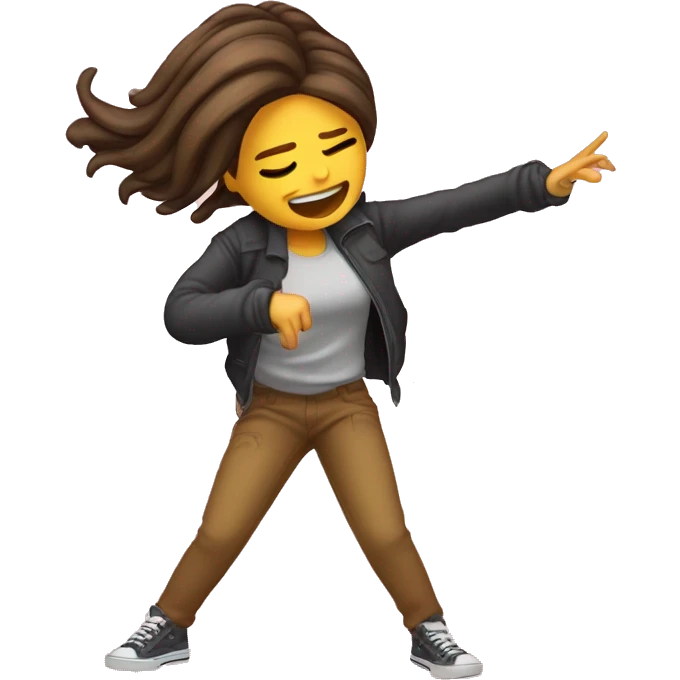 Quiero una chica haciendo el dab  emoji