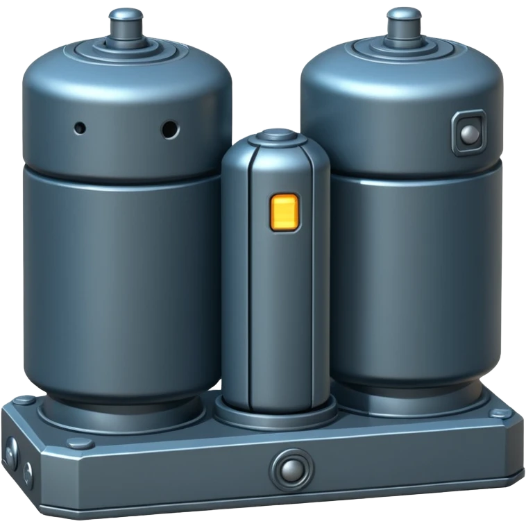 missile battery, sci-fi render emoji