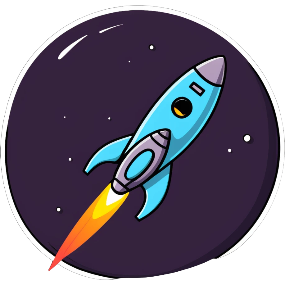 wormhole and spaceship, inspired by Interstellar emoji