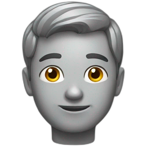 Chat gris emoji