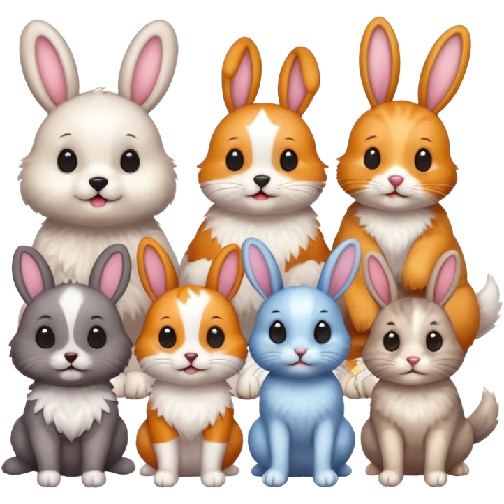 Cute animals emoji