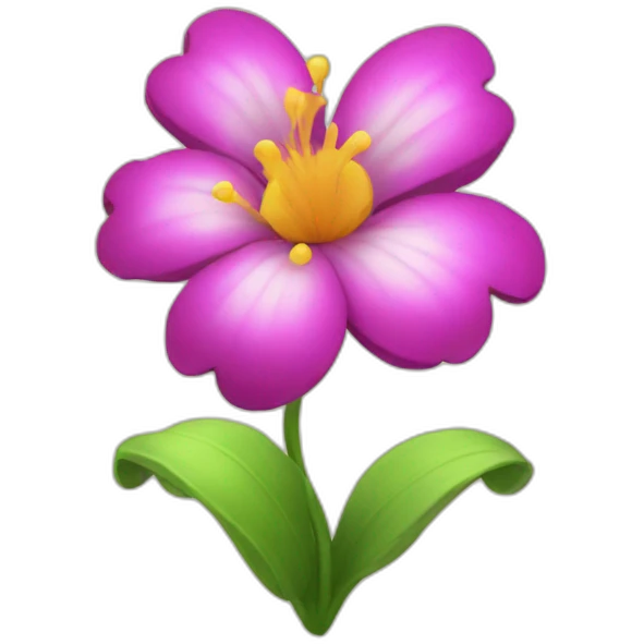 Fantasy flower emoji