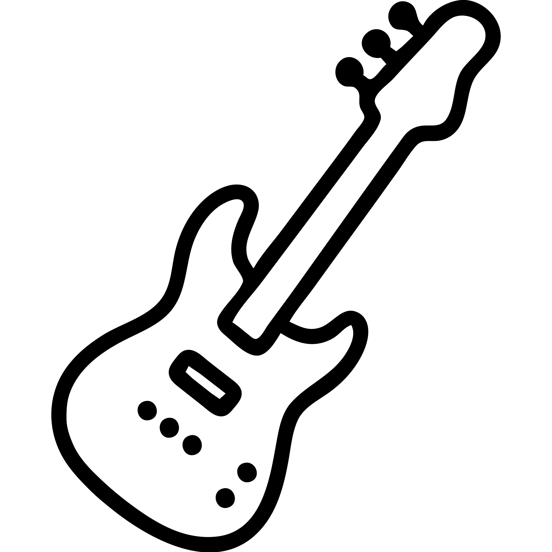 outlined electric bass guitar icon emoji