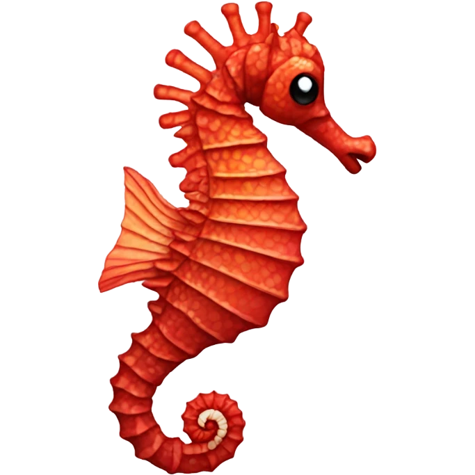 red seahorse emoji