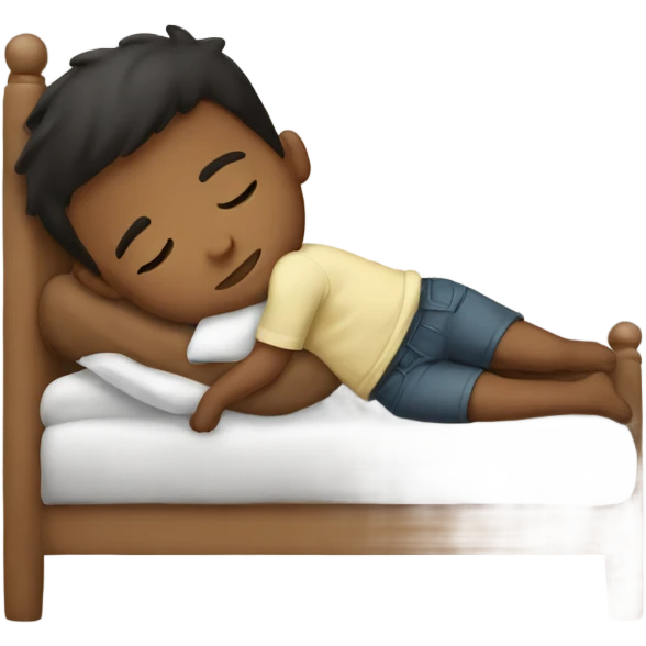 Boy sleeping emoji
