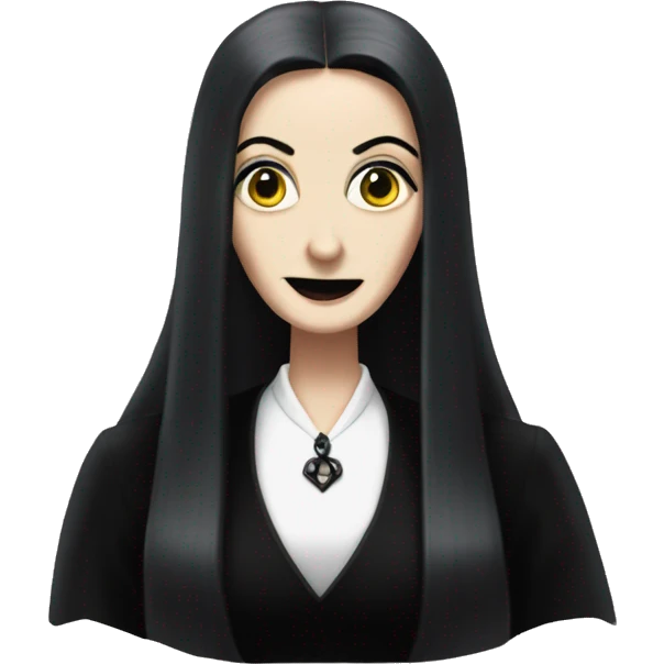 Morticia Addams emoji