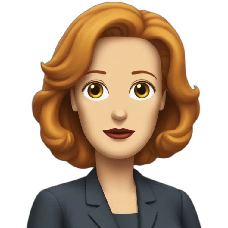 Dana Scully Simpson emoji