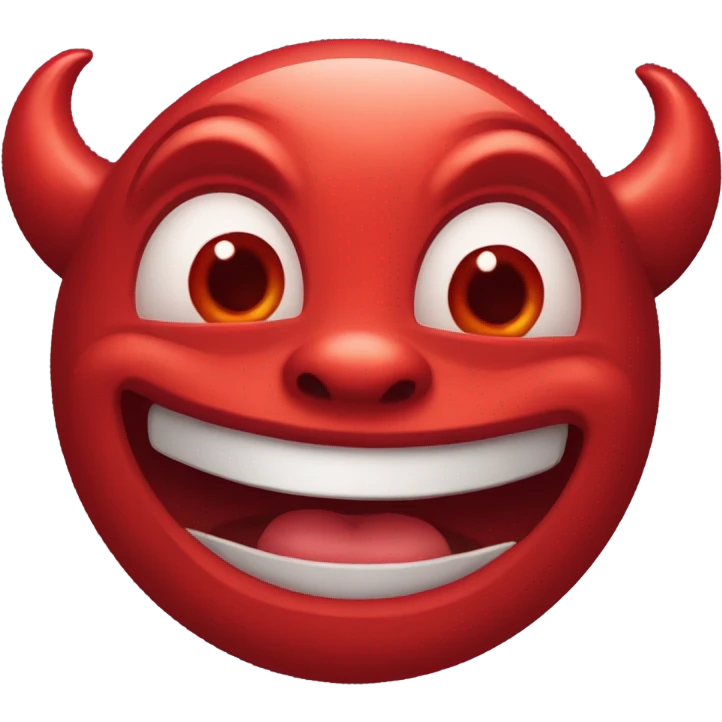 Devil emoji with heart eyes emoji