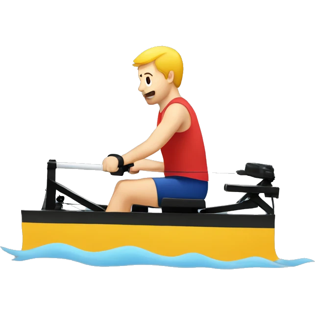 Indoor rowing emoji