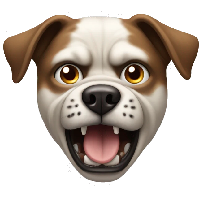Angry dog  emoji
